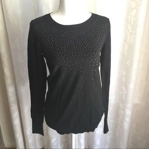 NWT Express Black Sweater with Embellishments